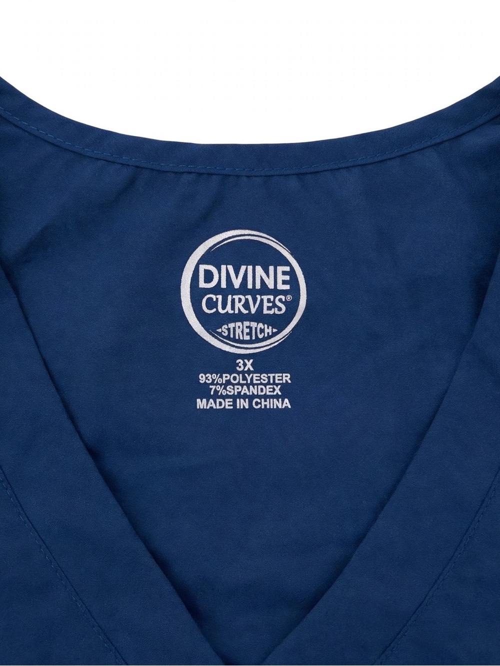 Women's Navy Stretch Swim Top